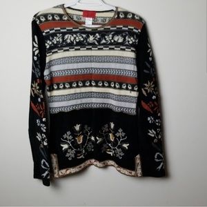 Kenzo Vintage Boho Sweater Hippie 70s Style
